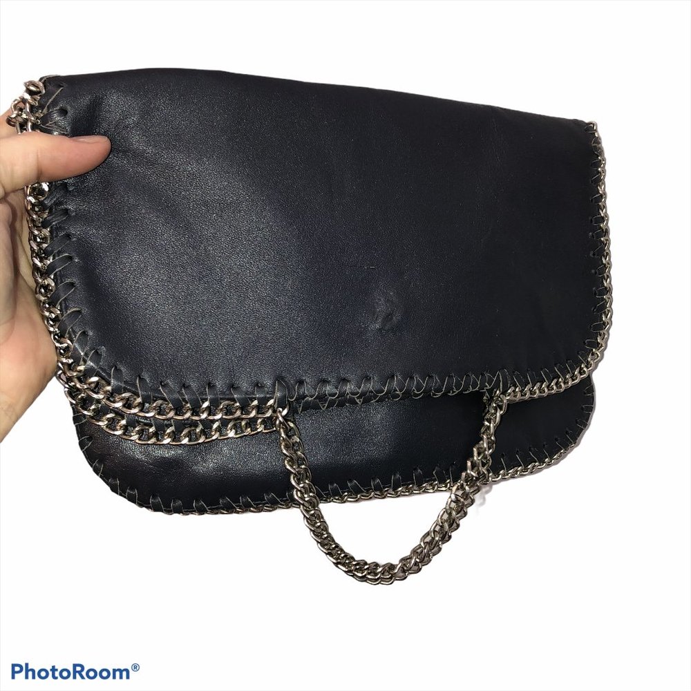 Roberta Freymann Roller rabbit slate blue chain ba